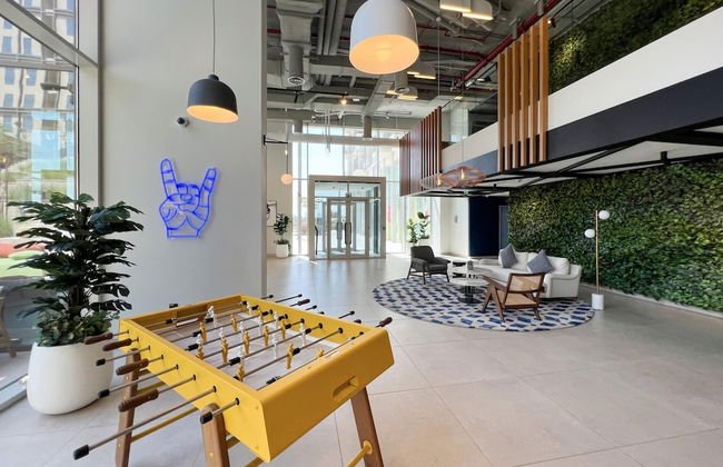 Modern Boho 1BR Sleeps4 Balcony Pool Gym Dxbhills - Foto 28