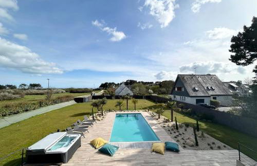 Superbe Villa à 200m de la plage tout confort avec piscine chauffée, couverte et spa - Foto 10