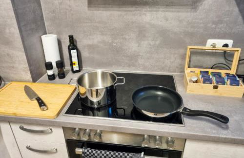 maremar - Design Maisonette Altstadt - 4 Pers - 57qm - Luxus Boxspringbett - Küche - Arbeitsplatz - privater Parkplatz - Photo 12