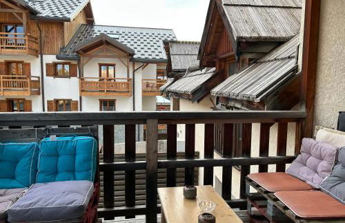 Studio Montgenèvre pied des pistes et commerces - Foto 9