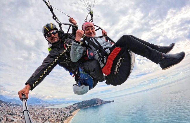 Parapendio in tandem ad Alanya con piloti con licenza professionale - Foto 8