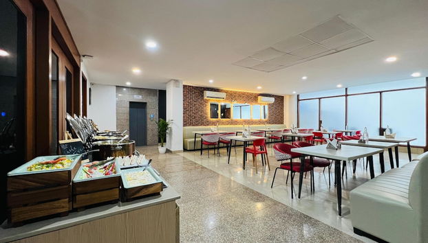 Zona de estar del vestíbulo