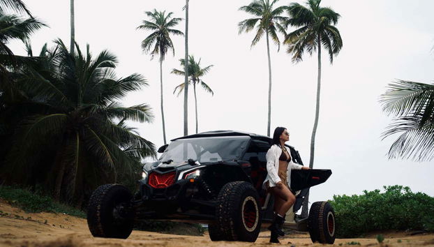 Buggy todoterreno durante la actividad