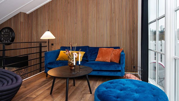 6 Person Holiday Home in Ebeltoft - Foto 4, Zona de estar