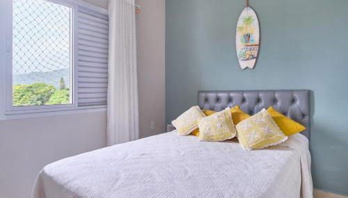 Dois Quartos, Sacada com Churrasqueira, a 400 MTS do Projeto Tamar e 800 MTS do Aquário - Foto 5