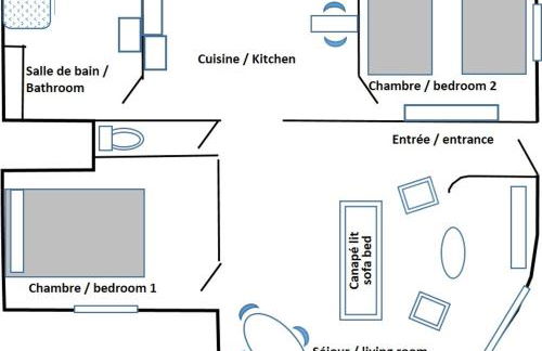 Meublé tourisme 4*, les pieds dans l'eau, Villa LAS PALMERAS - Foto 9