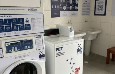 Studio 124 luxuoso, novo, bem equipado com ar condicionado e cozinha completa - Centro Mogi - Foto 35