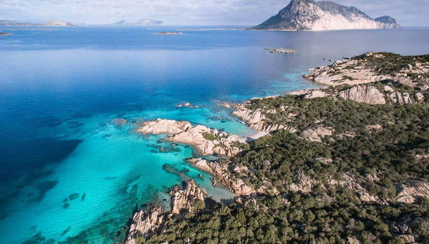 Vista aerea della costa