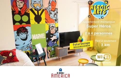 Little America - Appart Hôtel 3km Futuroscope - Foto 45