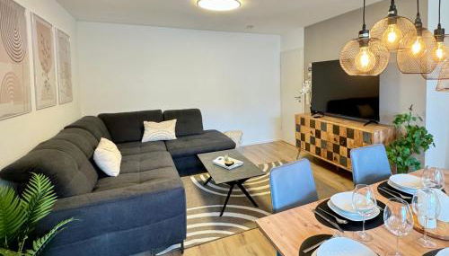 3 Zimmer Apartment, 90 qm, ruhig und zentrumsnah, max 6 Pers, 15 qm Balkon , private Garage, Internet 1000 MBit - Foto 4