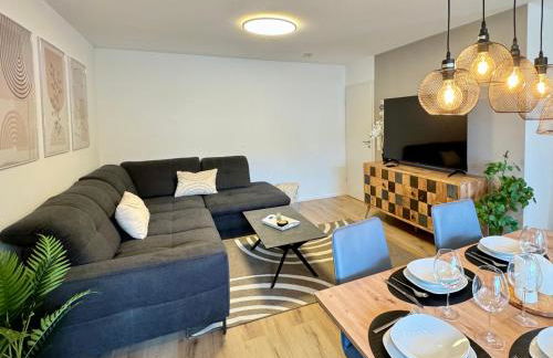 3 Zimmer Apartment, 90 qm, ruhig und zentrumsnah, max 6 Pers, 15 qm Balkon , private Garage, Internet 1000 MBit - Foto 4