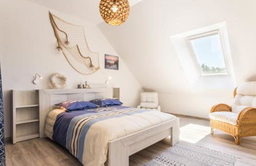 Maison moderne à 100m de la mer avec jardin clos, garage, WiFi, proche camping avec commerces, animaux OK - FR-1-306-1205 - Foto 7