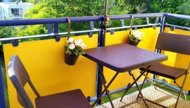 Helles Apartment mit Balkon am Großen Garten nahe Stadtzentrum - Foto 5