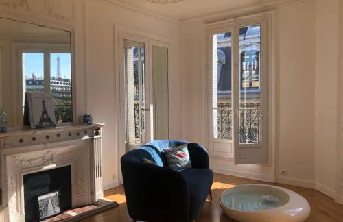 Vue Tour Eiffel et 5 minutes des Champs-Elysees Appartement 2 chambres Paris 16 Etoile - Foto 9