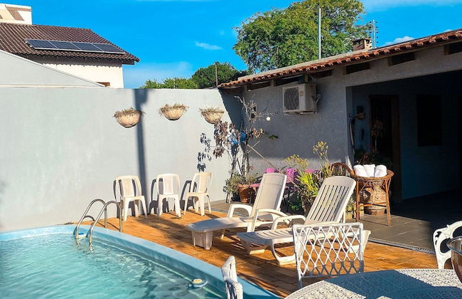 Casa 3 suites 1 quarto piscina AC 10 Hos - Foto 28