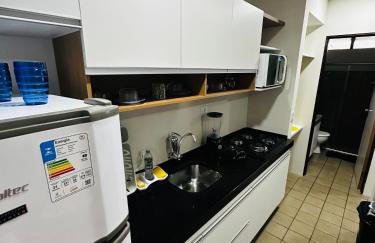 Flat Completo, Mini-Mercado, Academia, piscina, Lavanderia, Wi-Fi - Foto 12