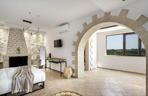 Villa Angelo, Traditional Cretan Stone Villa with Pool & Countryside Views - Foto 8