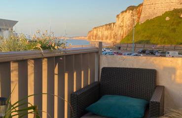 St Valery en Caux, apt vue mer et falaise: le bleu de lô - Foto 15