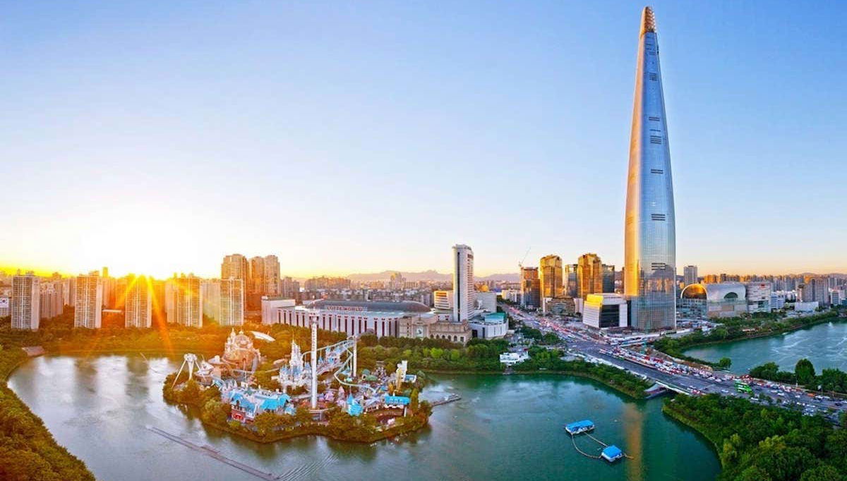 Panorámica de la Lotte World Tower