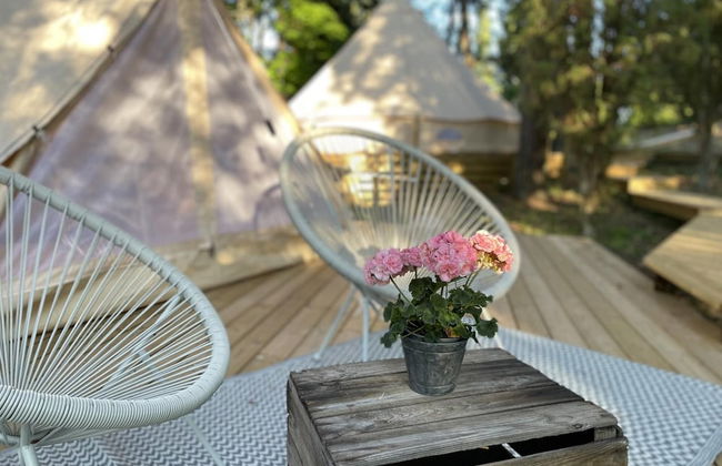 B&B Glamping Tent Sleeps 2 - Spa, Sauna, Wifi - Foto 11