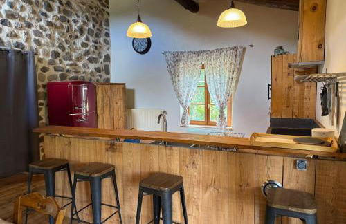 Gite LES SOURCES, 9 pers, 11 couchages - Arlempdes, classé un des plus beaux villages de France - Foto 22