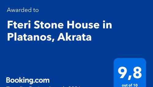 Fteri Stone House in Platanos, Akrata - Foto 2