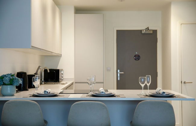 Trafford Suite Modern 1 bed With Cinema Room - Foto 7