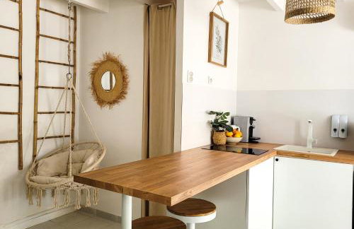 Studio double climatisé avec terrasse - Proche Tram & Centre - Foto 24