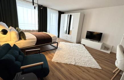 Design Apartment mit Blick auf Freiburg - Foto 12