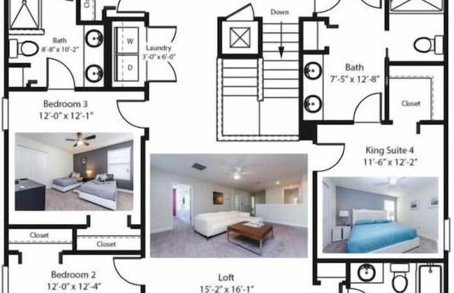 Ultimate 9bed 5Ba Champions Gate - Photo 32