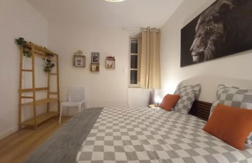 Appart 2 Chambres, Proche Gare, Wifi, Jardin, Parking - Foto 10