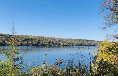 The Sunflower - Hot Tub Hideaway on 13 Wooded Acres - Fire Pit - Lake View - Near Keuka & Seneca Lake - Pet-Friendly - Foto 9