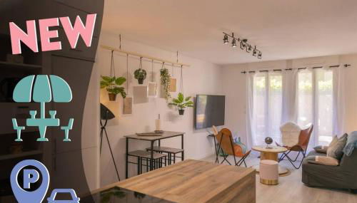 Superbe Appart Plein Centre avec Parking & Jardin - Foto 1