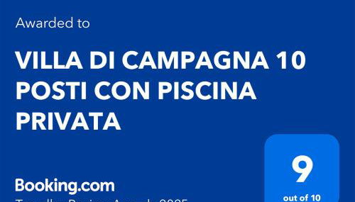 VILLA DI CAMPAGNA 10 POSTI CON PISCINA PRIVATA - Foto 2, Garden view