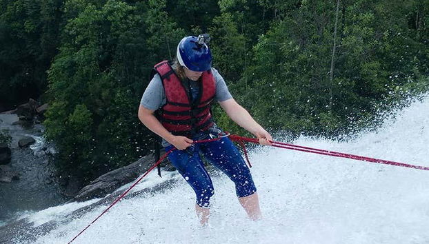 Climbing the waterfalls