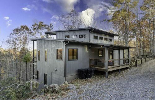 Modern Rustic Cabin with Sprawling Views and Hot Tub - Foto 47