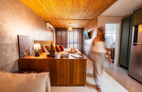 Studio a 500m do Mar, Piscina Borda Infinita, Academia, Terraço com Vista, Café no 1º Dia, Self Check-in e Lavanderia - Photo 9