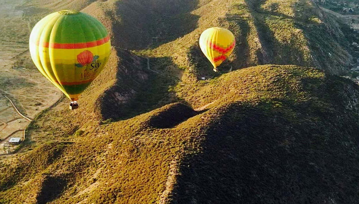 Giro in mongolfiera a Jaipur