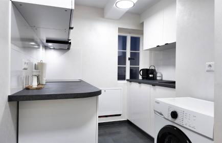 ALFA Stuttgart 2Z-Apartment 4 Betten SmartTV WLAN nahe Wasen Daimler l Bad & Küche l 2BR 4 beds kitchen bathroom - Foto 7