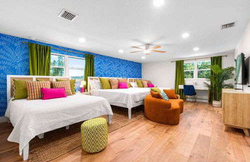 NEW-Heated Pool-Pickleball-Hot Tub-Movie Theater-Game Room-Playset-Basketball-10 Beds - Foto 55