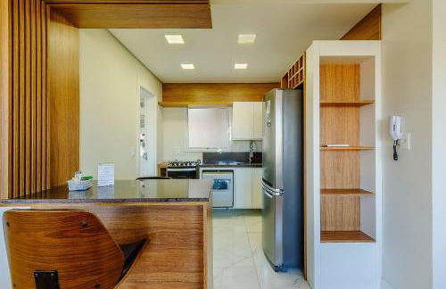 Apto 1 dorm., amplo e todo equipado, perto do Parcão - Foto 5