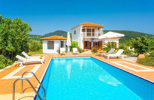 Villa Glafki Large Private Pool Sea Views A C Wifi - 2829 - Foto 5