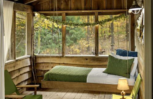 Impressive Log Cabin with Fireplace, Fire Pit and Hot-tub in Unionville, Indiana - Foto 38