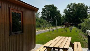 La Feuille - Cabane isolée avec vue sur étang, terrasse privée & pêche - Foto 5