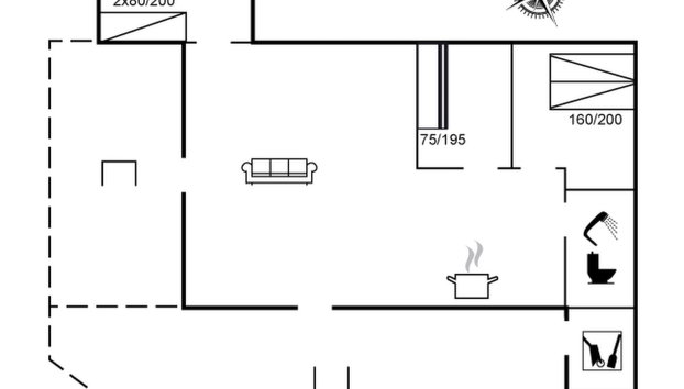 "Viktoria" - 400m from the sea - Foto 2, Floorplan