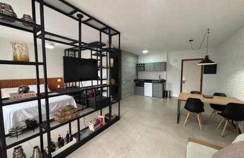 ENB1129 Flat Super Moderno com AC no Centro de SBC - Foto 44