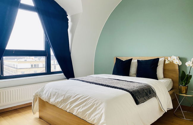 Large Retro Chic Flat 100m2 in City Center - Parking - Foto 27