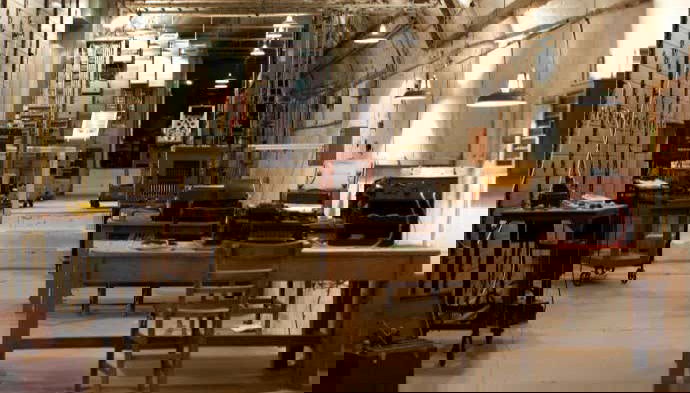 Percorrendo as diferentes salas do castelo de Dover