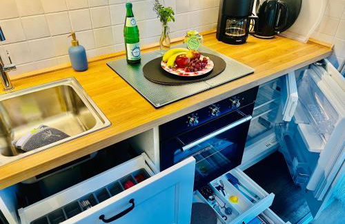 SeeLund - Meeresrauschen lauschen - ruhiges sonniges Apartment mit Garten und Terrasse nahe Strand und Ostsee - Foto 21