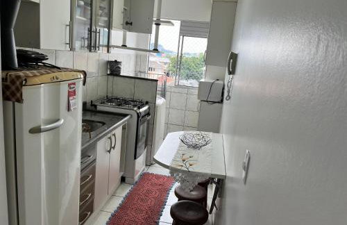 Apto na Praia João Rosa com vista Panorâmica para o Mar! 2 quartos, 2 camas de casal - Foto 7